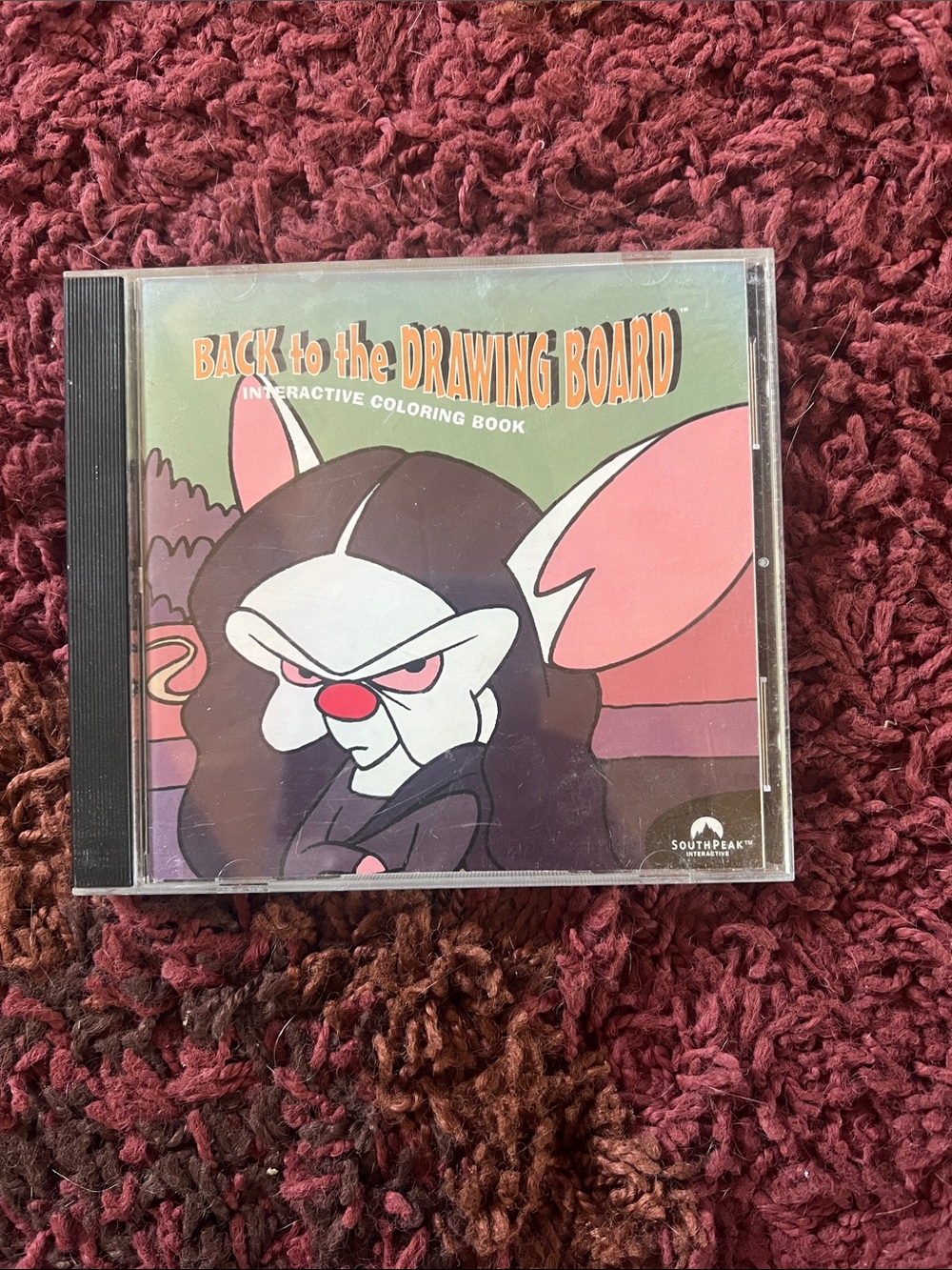 Back to the Drawing Board Interactive Coloring Book CD - Pink and Black